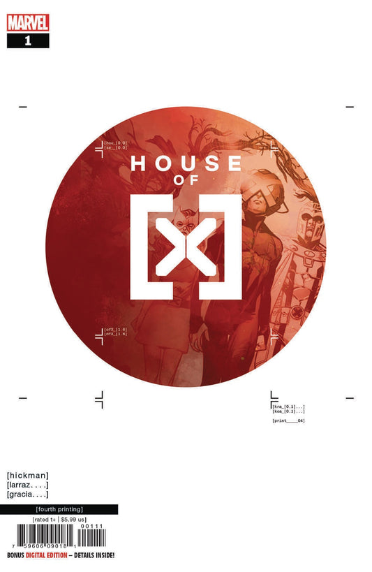 HOUSE OF X #1 (OF 6) 4th Print Pepe Larraz Variant (10/02/2019) MARVEL
