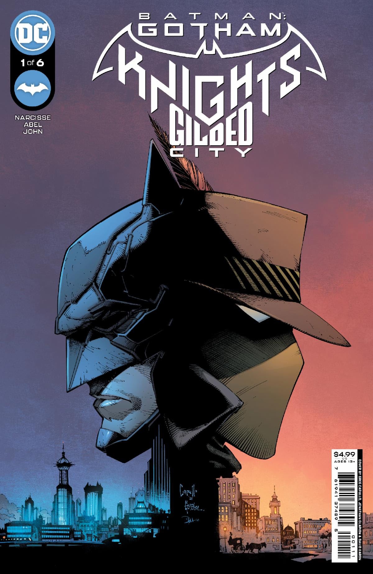 Batman Gotham Knights Gilded City #1 (Of 6) A Greg Capullo Evan Cagle (10/25/2022) Dc