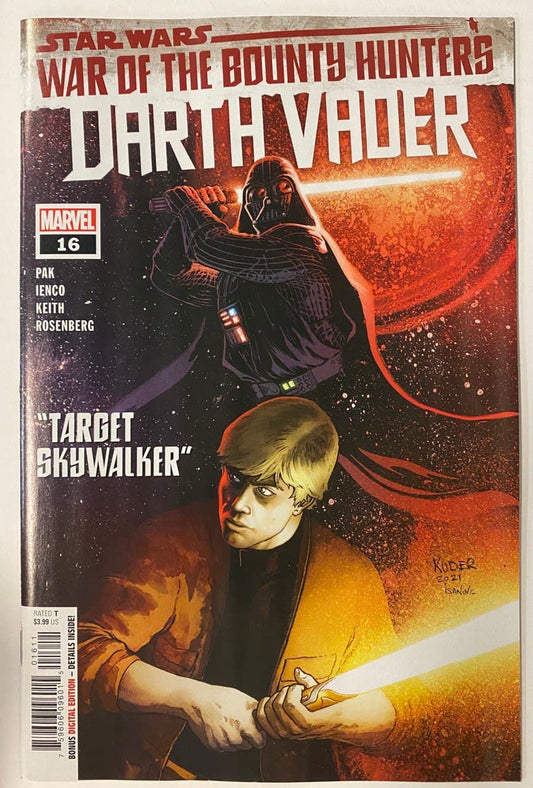 Star Wars Darth Vader #16 A Aaron Kuder Greg Pak Wobh (09/15/2021) Marvel
