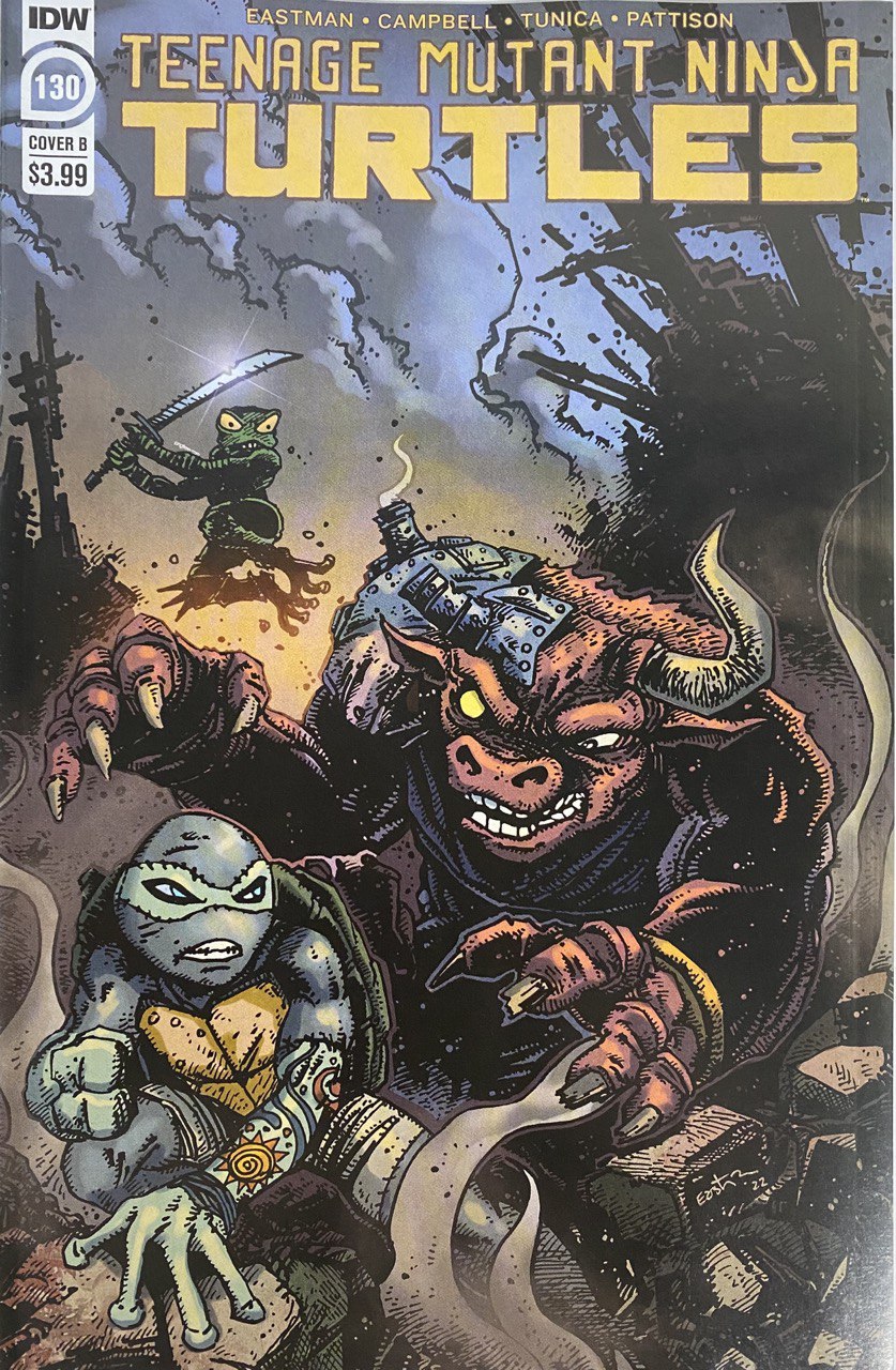 Tmnt Ongoing #130 B Kevin Eastman Variant Teenage Mutant Ninja Turtles (C: 1-0-0) (06/29/2022) Idw