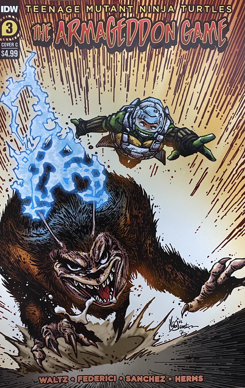 Teenage Mutant Ninja Turtles The Armageddon Game #3 C Kevin Eastman Variant (12/07/2022) Idw