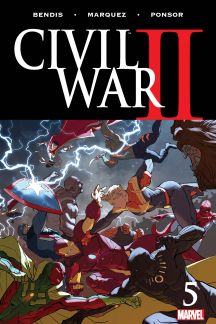 Civil War II 5 Marvel 2016 Captain Marvel Hulk
