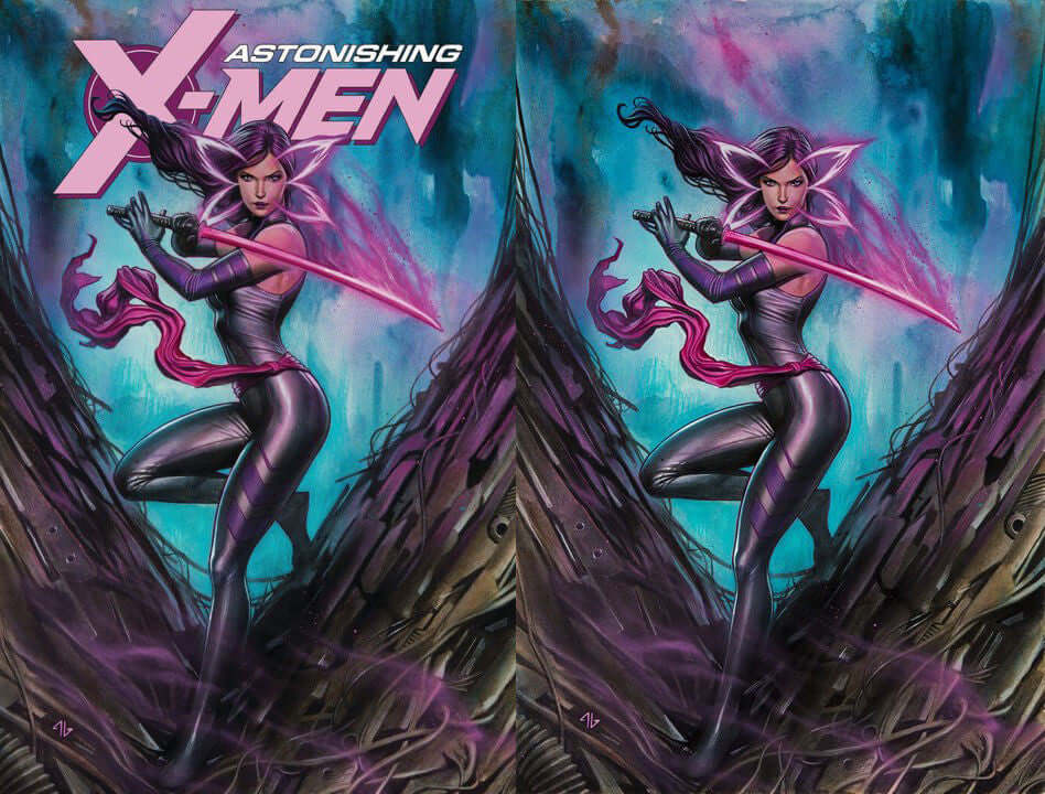 Astonishing X-Men 1 Marvel 2017 Adi Granov Psylocke Variant