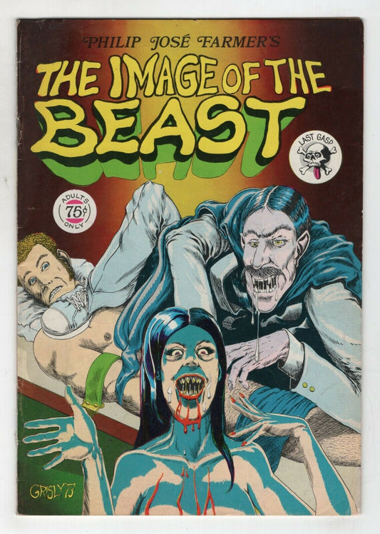 Image Of The Beast 1 Last Gasp 1973 FN 1st Print Tim Boxwell Jose Philip Farmer