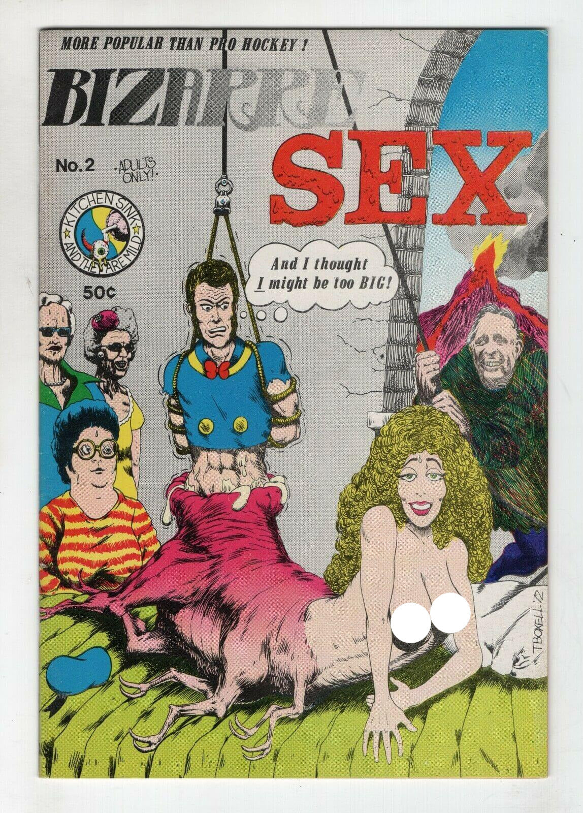 Bizarre Sex 2 Kitchen Sink 1972 VF 1st Print Art Spiegelman Richard Green
