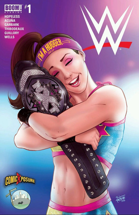 WWE #1 Boom 2017 Fabio Valle Bayley Wrestling Belt GGA Variant