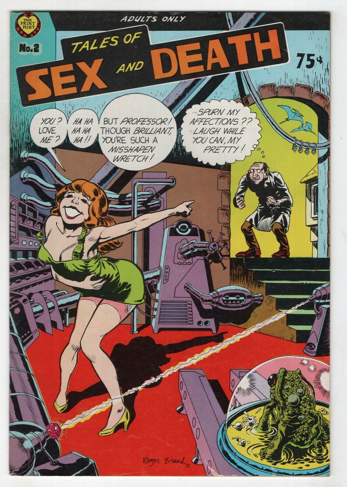 Tales Of Sex And Death 2 Print Mint 1975 VG FN Roger Brand Spain Rodriguez
