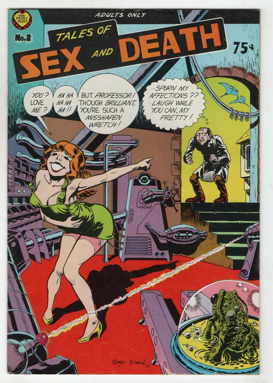 Tales Of Sex And Death 2 Print Mint 1975 VG FN Roger Brand Spain Rodriguez