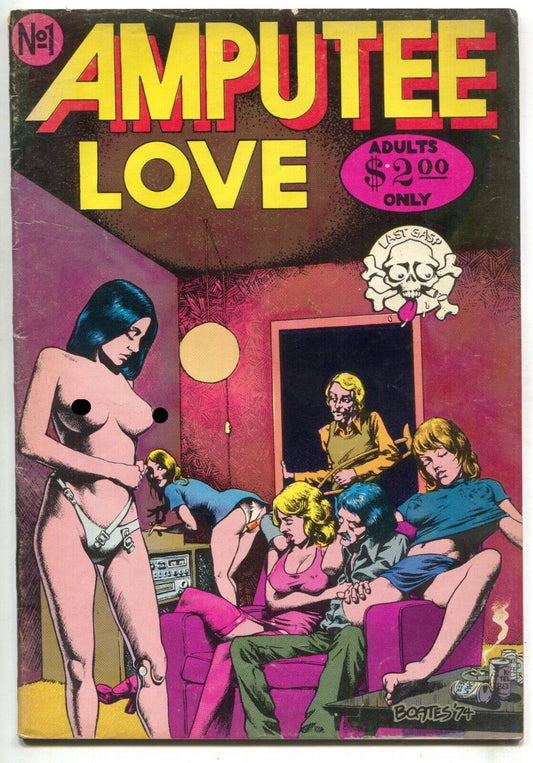 Amputee Love 1 Last Gasp 1975 FN Underground Comic Sex Adults