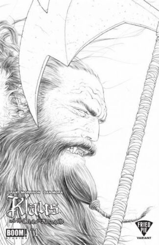 KLAUS AND THE CRISIS IN XMASVILLE #1 BOOM 2017 FRIED PIE Frank QUITELY Sketch Variant