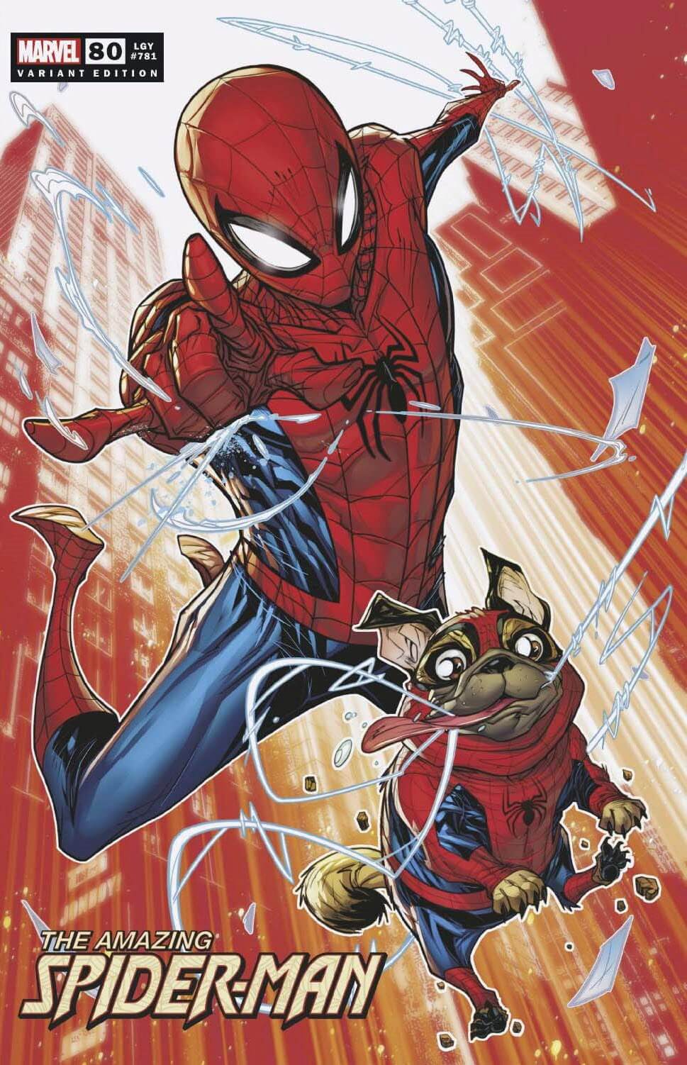 Amazing Spider-Man #80 Jonboy Meyers Pug Dog Variant (11/24/2021) Marvel