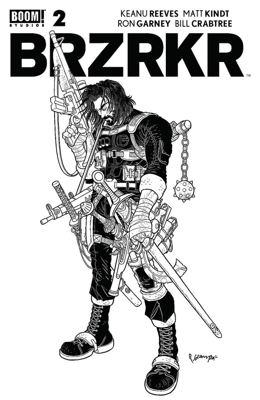 Brzrkr (Berzerker) #2 1:20 Rafael Grampa Sketch Secret Variant (Mr) (04/28/2021) Boom