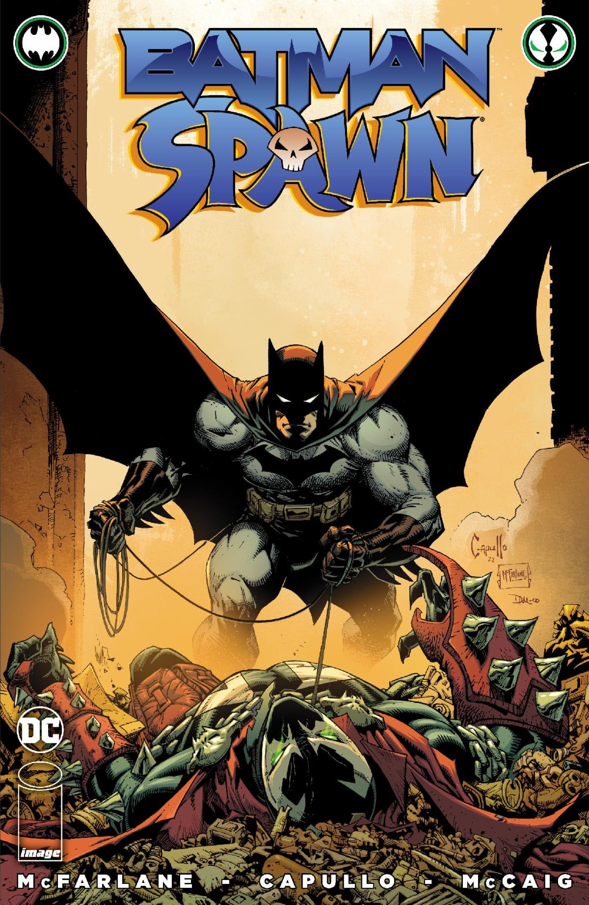 Batman Spawn #1 (One Shot) 2nd Print A Greg Capullo Todd McFarlane Variant (02/07/2023) Dc