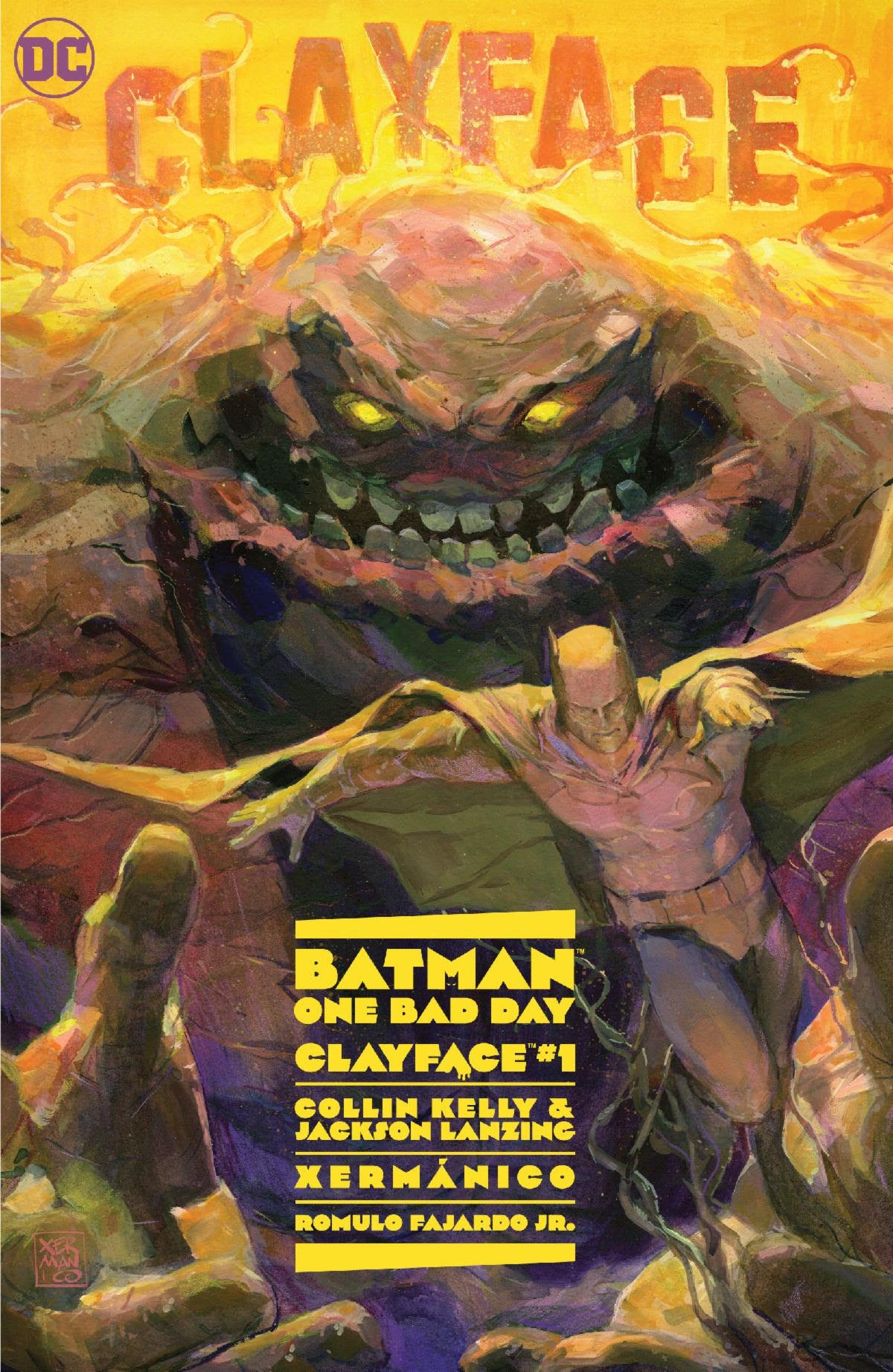 Batman One Bad Day Clayface #1 (One Shot) A Xermanico Collin Kelly (02/21/2023) Dc